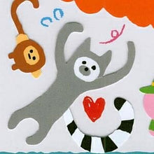 Load image into Gallery viewer, MINDWAVE Seal - Yuru Animal Sticker 21436 Yuru Orangutan - Schedule Book Timekeeper: 4909001214361