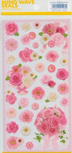 Load image into Gallery viewer, MINDWAVE マインドウェイブ シール ・ Pink Bouquet ブーケ 花 ピンク シール帳 福袋 スケジュール デコ ステッカー ダイアリー ごほうび 花 アルファベット スケジュール帳 手帳のタイムキーパー :4909001214439
