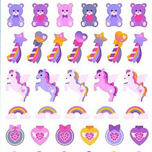 Load image into Gallery viewer, MINDWAVE マインドウェイブ シール ・ ドリーム メルヘン ユニコーン シール帳 福袋 スケジュール デコ ステッカー ダイアリー ごほうび 花 アルファベット スケジュール帳 手帳のタイムキーパー :4909001217997