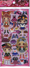 Load image into Gallery viewer, MINDWAVE Seal - MW Deco Twin Seal 74329 Idol2 closet Seal Book Lucky Bag Schedule Deco Sticker Diary Animal Character Disney Schedule Book Time Keeper: 4909001743298