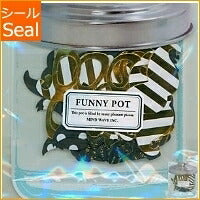 Load image into Gallery viewer, MINDWAVE マインドウェイブ シール ・ FUNNYPOT ヒゲ シール帳 福袋 スケジュール デコ ステッカー ダイアリー ごほうび 花 アルファベット スケジュール帳 手帳のタイムキーパー :4909001752498