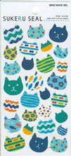 Load image into Gallery viewer, MINDWAVE マインドウェイブ シール SUKERU SEAL 75529 ネコ キャット シースルー :4909001755291