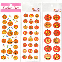 Load image into Gallery viewer, Halloween OKUYAMA PINUP S&C Seal Set Seals Autumn / Halloween Lucky Bag Limited Quantity 6-Sheet Set worth 1500 yen for 1200 yen Pumpkin Halloween Event Ghost Bargain Lucky Bag Planner Horror: 4909001773523