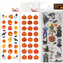 Load image into Gallery viewer, Halloween OKUYAMA PINUP S&C Seal Set Seals Autumn / Halloween Lucky Bag Limited Quantity 6-Sheet Set worth 1500 yen for 1200 yen Pumpkin Halloween Event Ghost Bargain Lucky Bag Planner Horror: 4909001773523