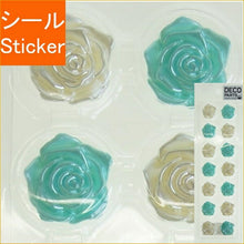 Load image into Gallery viewer, MINDWAVE Seal - Rose 2 Seal Book Grab Bag Round Stylish Album Decoration Heart Large Quantity Sticker Smartphone Reward Flower Cute Schedule Book Time Keeper: 4909001775909