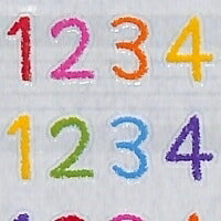 Load image into Gallery viewer, MINDWAVE MINDWAVE Stickers and Chalk 123 Sticker Book Lucky Bag Schedule Deco Sticker Diary Reward Flower Alphabet Schedule Book Time Keeper: 4909001778894