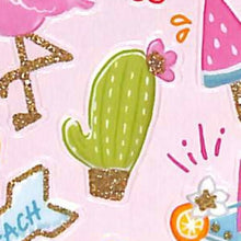 Load image into Gallery viewer, MINDWAVE Seal - Tropical Seal Book Lucky Bag Round Stylish Album Decoration Heart Large Quantity Stickers Smartphone Reward Flower Cute Schedule Book Timekeeper :4909001789333