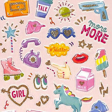 Load image into Gallery viewer, MINDWAVE Seal - Trend Girl Seal Book Lucky Bag Schedule Deco Sticker Diary Reward Flower Alphabet Seal Seal Schedule Book Timekeeper for Notebooks: 4909001789364