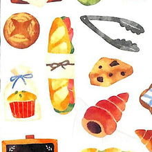 Load image into Gallery viewer, MIND WAVE Stickers - Weekend Stickers 79497 Bread Sticker Book Lucky Bag Schedule Deco Stickers Diary Reward Flower Alphabet Stickers Food Bread Bakery Schedule Book - Notebook Timekeeper :4909001794979