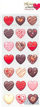 Load image into Gallery viewer, MINDWAVE Seal - Heart Selection 80345 Miracoat Seal Book Lucky Bag Round Stylish Album Decoration Heart Large Quantity Sticker Smartphone Reward Flower Cute Schedule Book Diary Timekeeper :4909001803459