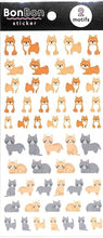 Load image into Gallery viewer, MINDWAVE Seal - Shiba Inu & Cat Seal Book Lucky Bag Round Stylish Album Decoration Heart Large Quantity Sticker Smartphone Reward Flower Cute Schedule Book Timekeeper for Notebooks: 4909001806931