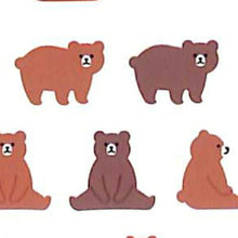 Load image into Gallery viewer, MINDWAVE Seal - Rabbit & Bear Seal Book Grab Bag Round Stylish Album Decoration Heart Lots of Stickers Smartphone Reward Flower Cute Schedule Book Notebook Timekeeper :4909001806948
