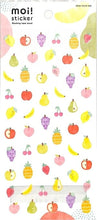 Load image into Gallery viewer, MINDWAVE Seal Moi Sticker 80736 Kudamono (Fruit) Fruit Seal Book Lucky Bag Round Stylish Album Decoration Heart Bulk Stickers Smartphone Reward Flower Cute Schedule Book Timekeeper for Diaries: 4909001807365