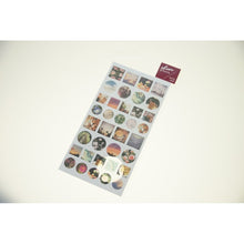 Load image into Gallery viewer, MINDWAVE マインドウェイブ シール ・ シアーフォト ポイントシール レトロ シール帳 福袋 丸 おしゃれ アルバム デコレーション ハート 大量 ステッカー スマホ ごほうび 花 かわいい スケジュール帳 手帳のタイムキーパー :4909001807532