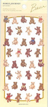 Load image into Gallery viewer, MINDWAVE Seal - Noble Journey Sticker Bear, Kumano Seal Book, Lucky Bag, Round, Stylish Album Decoration, Heart, Large Quantity, Stickers, Smartphone, Reward, Flower, Cute Schedule Book, Notebook Timekeeper: 4909001807808