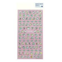 Load image into Gallery viewer, MINDWAVE Seal, Petit Petit Tsundachan, Wacha Wacha Crocodile Sticker Book, Lucky Bag, Round, Stylish Album, Decoration, Heart, Large Quantity, Stickers, Smartphone, Reward, Flower, Cute, Schedule Book, Notebook Timekeeper: 4909001807853