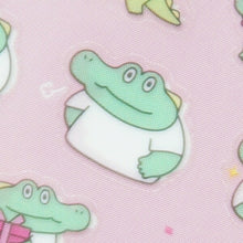 Load image into Gallery viewer, MINDWAVE Seal, Petit Petit Tsundachan, Wacha Wacha Crocodile Sticker Book, Lucky Bag, Round, Stylish Album, Decoration, Heart, Large Quantity, Stickers, Smartphone, Reward, Flower, Cute, Schedule Book, Notebook Timekeeper: 4909001807853