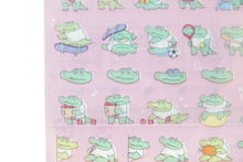 Load image into Gallery viewer, MINDWAVE Seal, Petit Petit Tsundachan, Wacha Wacha Crocodile Sticker Book, Lucky Bag, Round, Stylish Album, Decoration, Heart, Large Quantity, Stickers, Smartphone, Reward, Flower, Cute, Schedule Book, Notebook Timekeeper: 4909001807853