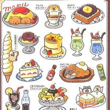 画像をギャラリービューアに読み込む, #マインドウェイブ シール 純喫茶 シバンバン カートゥーン スタイル シール カフェメニュー 喫茶店 パフェ ナポリタン ゆるかわ かわいい --- : Mindwave Seal Jun Kissa Shibanbang Cartoon Style Seal :4909001808157