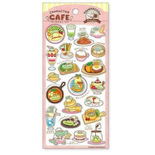 Load image into Gallery viewer, MINDWAVE Seal - Cafe 80819 Tsunda-chan Kitchen Seal Book Lucky Bag Round Stylish Album Decoration Heart Large Quantity Sticker Smartphone Reward Flower Cute Schedule Book Timekeeper for Diaries :4909001808195
