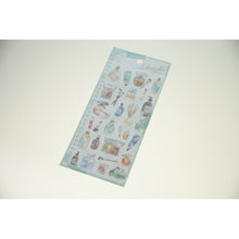 Load image into Gallery viewer, MINDWAVE Seal, Sketch Sticker 81101, Cosmetics, Seal Book, Grab Bag, Round, Stylish, Album Decoration, Heart, Bulk Stickers, Smartphone, Reward, Flower, Cute, Planner, Diary Timekeeper: 4909001811010