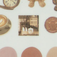 Load image into Gallery viewer, MINDWAVE Seal - Sheer Photo Petit Seal Brown - Sticker Album Lucky Bag Round Stylish Album Decoration Heart Large Quantity Sticker Smartphone Reward Flower Cute Schedule Book Diary Timekeeper :4909001811515