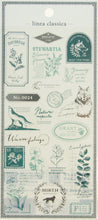 Load image into Gallery viewer, Linea Classica Sticker 81434 Wolf Linea Classica Sticker Natural Botanical & Wolf Vintage Design Mind Wave MIND WAVE :4909001814349