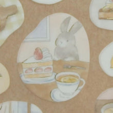 画像をギャラリービューアに読み込む, --- MIND WAVE マインドウェイブ クワイエットライフ ステッカー rabbit 814417 淡いカラー アニマル イラストシール ラビット うさぎ : :4909001814417