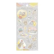 画像をギャラリービューアに読み込む, #クラスステッカー 81504 ペンギントクラス --- Kawaii pen shop かわいいペンショップアニマルステッカー(6種類) : Class sticker 81504 Penguin class :4909001815049