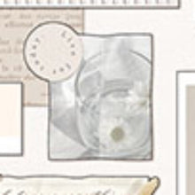 画像をギャラリービューアに読み込む, --- MIND WAVE オンザウォールステッカー【ベージュ】シール ステッカー ウォールアート デコレーション 81560 : :4909001815605