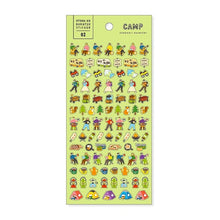 Load image into Gallery viewer, #マインドウェイブ MIND WAVE おとなのぶかつステッカー CAMP(キャンプ) 81781 マインドウェイブ :4909001817814