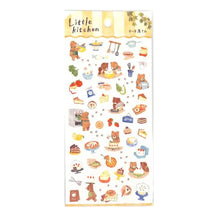 画像をギャラリービューアに読み込む, リトルキッチンステッカー 81791 ケーキヤサン クマ お菓子作り キッチン ベーキング 小動物 文房具 手帳デコ マインドウェイブ MIND WAVE :4909001817913