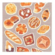 画像をギャラリービューアに読み込む, #ココロトキメクステッカーフード 81802 パン 食べ物 モチーフ デコレーション 文房具 クロワッサン メロンパン MIND WAVE マインドウェイブ こころときめく ステッカー (パン) : Kokoro Tokimeku Sticker Food 8 : Kokoro Tokimeku Sticker Food 8 :4909001818026