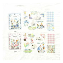 Load image into Gallery viewer, #ブルーミングステッカー ピンク --- MIND WAVE ブルーミング ステッカー【ピンク】かわいい シール 81832 : blooming sticker pink :4909001818323