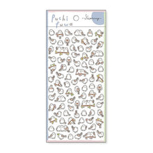 Load image into Gallery viewer, #プチフワステッカー 81874 シマエナガ プチふわ シマエナガ シールセット ふんわり癒しの小鳥ステッカー マインドウェイブ :4909001818743