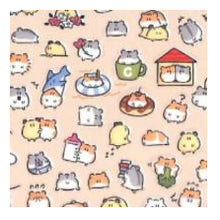 Load image into Gallery viewer, #MW シール 81888 チマハム ハムスター ステッカー かわいい 癒し系 動物 キャラクター デコ マインドウェイブ :4909001818880