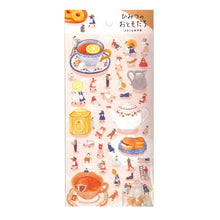 Load image into Gallery viewer, #ひみつのおともだち 紅茶 ステッカー シール ティータイム ティー 可愛い ナチュラル風 デコ カフェ --- ひみつのおともだちステッカー シール【ひみつのティータイム】デコ 82158 : Secret friend tea sticker :4909001821583