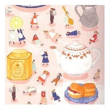 Load image into Gallery viewer, #ひみつのおともだち 紅茶 ステッカー シール ティータイム ティー 可愛い ナチュラル風 デコ カフェ --- ひみつのおともだちステッカー シール【ひみつのティータイム】デコ 82158 : Secret friend tea sticker :4909001821583
