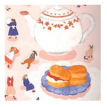 Load image into Gallery viewer, #ひみつのおともだち 紅茶 ステッカー シール ティータイム ティー 可愛い ナチュラル風 デコ カフェ マインドウェイブ :4909001821583