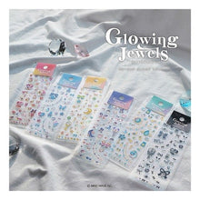 画像をギャラリービューアに読み込む, #グローイングジュエルズステッカー --- : glowing jewels stickers :4909001827134