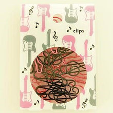 Load image into Gallery viewer, MINDWAVE Stationery - Guitar Clip Cute Character Design Stationery for Planners and Organizers - Time Keeper: 4909001930544