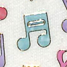 Load image into Gallery viewer, CLOTHES-PIN Clothes Pin Clear Seal · Foil-Edged Clear Seal Clear Seal Music Note Seal Book Lucky Bag Round Stylish Album Decoration Heart Large Quantity Sticker Smartphone Reward Flower Cute Schedule Book Notebook Timekeeper :4920097134999
