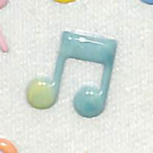 Load image into Gallery viewer, CLOTHES-PIN Seal, Puffy Sticker Music Note US-14052 Sticker Album Lucky Bag Round Stylish Album Decoration Heart Bulk Stickers Smartphone Reward Flower Cute Schedule Book Notebook Timekeeper :4920097140525