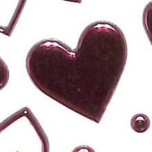 Load image into Gallery viewer, CLOTHES-PIN Seal, Puffy Letter Seal, Pink Foil Heart Sticker, Sticker Album, Lucky Bag, Round, Stylish Album, Decoration, Large Quantity Heart Stickers, Smartphone Reward, Flower, Cute Schedule Book, Diary Timekeeper: 4920097145926