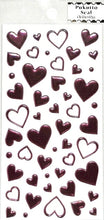 Load image into Gallery viewer, CLOTHES-PIN Seal, Puffy Letter Seal, Pink Foil Heart Sticker, Sticker Album, Lucky Bag, Round, Stylish Album, Decoration, Large Quantity Heart Stickers, Smartphone Reward, Flower, Cute Schedule Book, Diary Timekeeper: 4920097145926