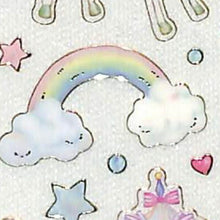 Load image into Gallery viewer, CLOTHES-PIN Clothes Pin Seal - Miki Takei Foil Clear Seal Pegasus Seal Book Lucky Bag Round Fashionable Album Decoration Heart Large Amount Sticker Smartphone Reward Flower Cute Schedule Book Diary Timekeeper :4920097150128