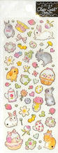 Load image into Gallery viewer, CLOTHES-PIN Close Pin Seal, Miki Takei Clear Seal, Natural Rabbit, Sticker Book, Lucky Bag, Round, Stylish, Album Decoration, Heart, Large Quantity, Stickers, Smartphone, Reward, Flower, Cute, Schedule Book, Timekeeper for Notebooks: 4920097153785