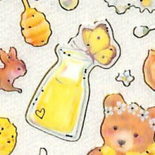 画像をギャラリービューアに読み込む, CLOTHES-PIN クローズピン シール ・ たけいみき クリアシール ハニーベア シール帳 福袋 丸 おしゃれ アルバム デコレーション ハート 大量 ステッカー スマホ ごほうび 花 かわいい スケジュール帳 手帳のタイムキーパー :4920097153815