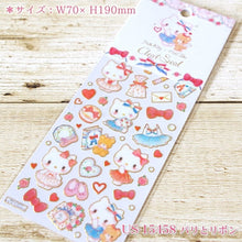 Load image into Gallery viewer, CLOTHES-PIN クローズピン シール ・ クリアシール たけいみき×ハローキティ パリとリボン シール帳 福袋 丸 おしゃれ アルバム デコレーション ハート 大量 ステッカー スマホ ごほうび 花 かわいい スケジュール帳 手帳のタイムキーパー :4920097154584