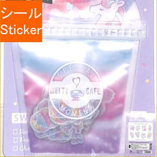 Load image into Gallery viewer, CRUX クラックス シール ・ MELTYCAFEFLAKEシール_ドリーミー シール帳 福袋 スケジュール デコ ステッカー ダイアリー ごほうび スイーツ 食べ物 シール スケジュール帳 手帳のタイムキーパー :4935124058094